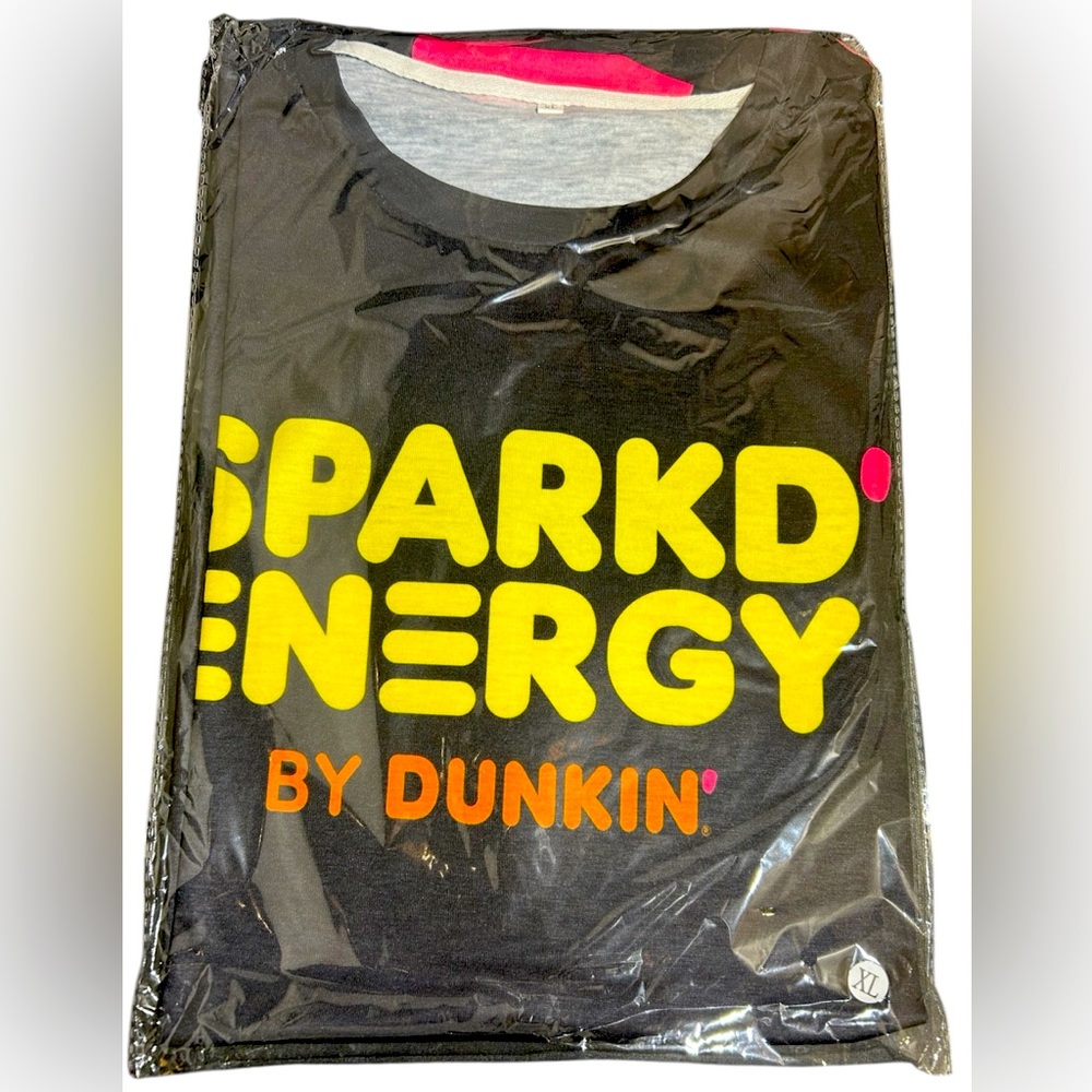 Dunkin' Spark Energy By Dunkin T Shirt XL Sealed